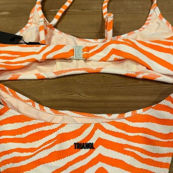 TRIANGL MACI CHEEKY ZEBRA POP NO BAG NEW WITH TAGS - Picture 8 of 8